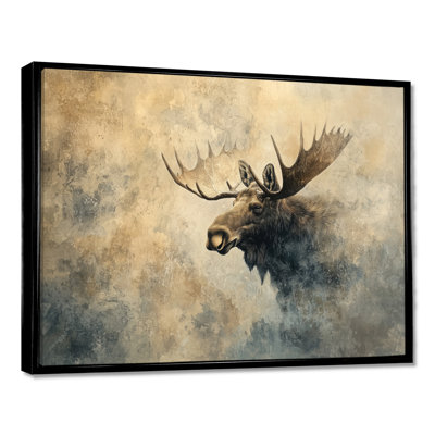 Gloriana Moose In The Mist Of Canada II - Moose Large Wall Art