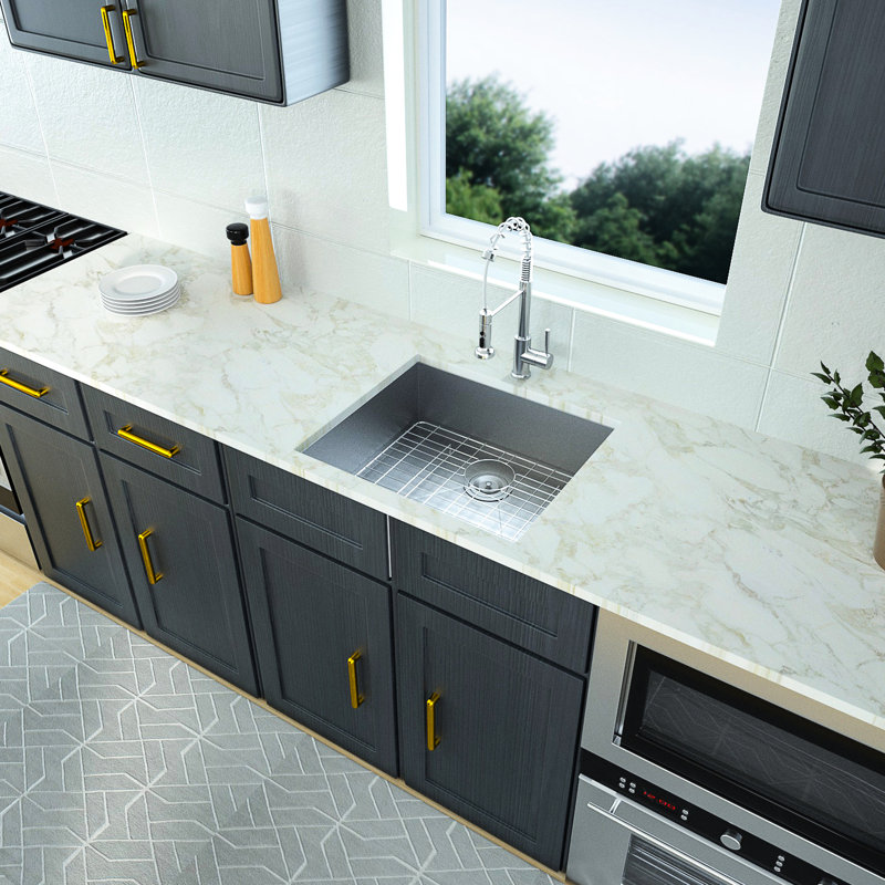 25"X22"X9" Kitchen Sink - Stainless Steel With Hygienic And Smooth Surface Finish Basin Easy Maintenance