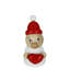 Steinbach Clumsy Mini Collection, Valentine W/ Wooden Beanie & Small Bobble 4.7"