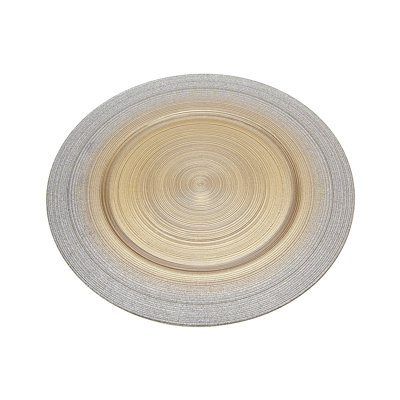 Ripple Silver and Gold Charger