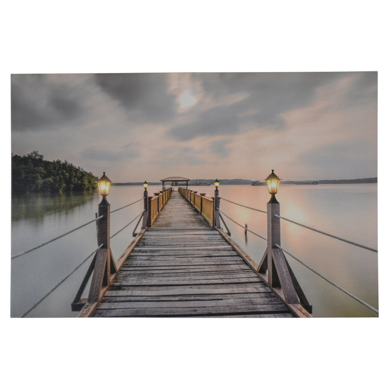 «Dock on Lake» améliore l'impression sur toile