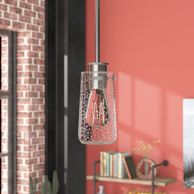 Luminaire suspendu cylindrique à 1 lumière Olle