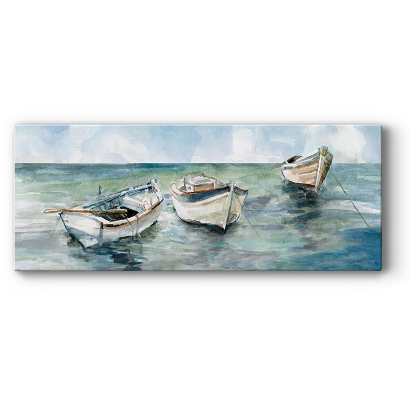 Attrapé à marée basse II, H 12 po x l 30 po x P 1,5 po
