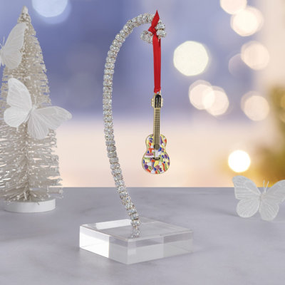 Dolly Parton 2026 Inspired Guitar Christmas Ornament