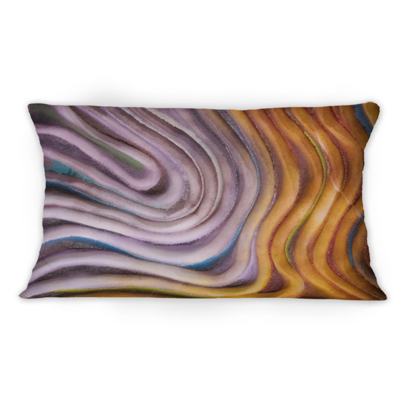 Zoom Macro de la texture du tissu - Coussin décoratif imprimé moderne