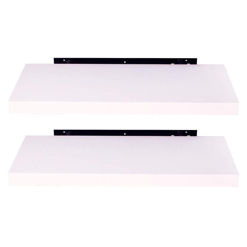 Gees Picture Ledge Wall Shelf, 3.8cm H x 100cm W x 22.9cm D, White
