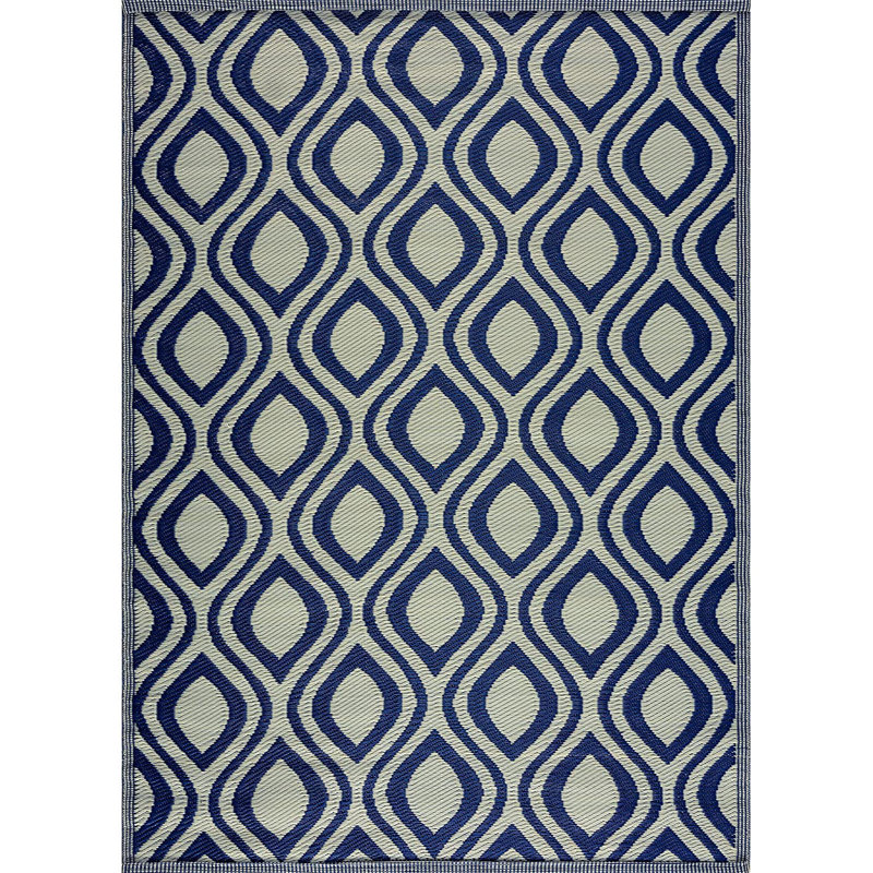 Tilford Damask Indoor / Outdoor Rug, Rectangle 5' x 7'