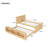 Twin-Size Wooden Platform Bed with Pull-Out Trundle and Storage Cabinet – Cream Natural-122498563-122498562