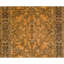 Tapis doré et noir de haute qualité noué à la main