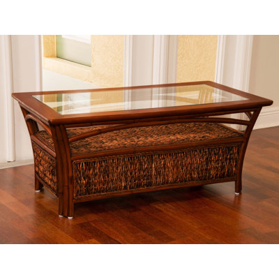 Huffman Glass Top Coffee Table
