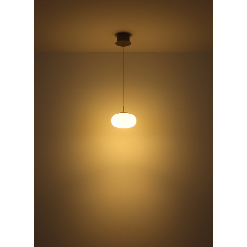 46 1 - Light LED Pendant, Opaline