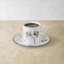 Black Orchid Demitasse Set