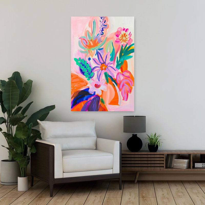 Art contemporain, art contemporain abstrait, H 36 po x l 24 po