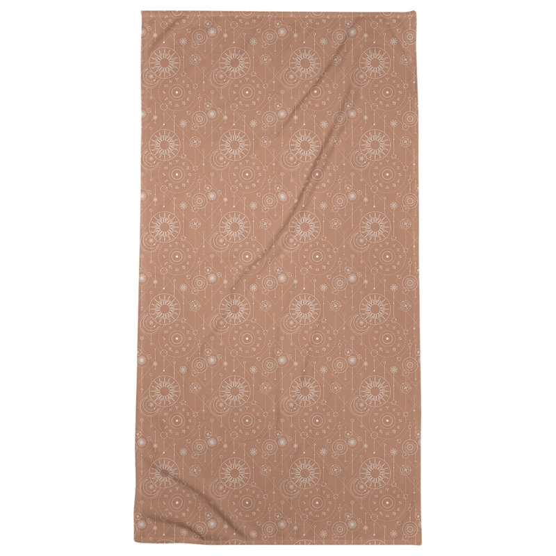 Serviette de plage Katelyn Elizabeth, Orangé