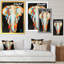 Peinture, dessin d'éléphant - art mural moderne sur toile-307588493-307588503