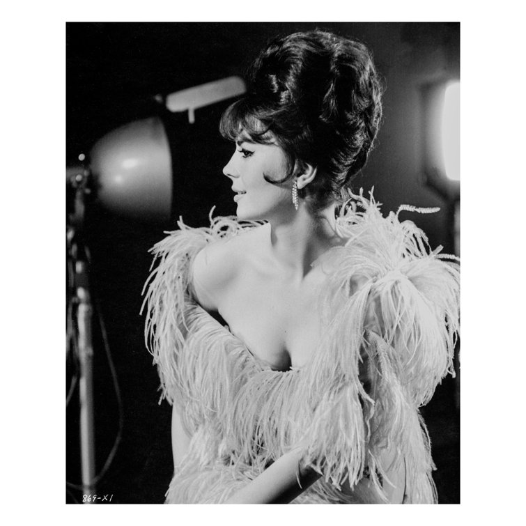 Globe Photos Entertainment Natalie Wood Natalie Wood In Feathered Dress ...