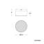 Balto III Dimmable LED Outdoor/Indoor Flush Mount With Built In Color Temperature Switch from 2700K/3000K/3500K/4000K-438611251-438611253