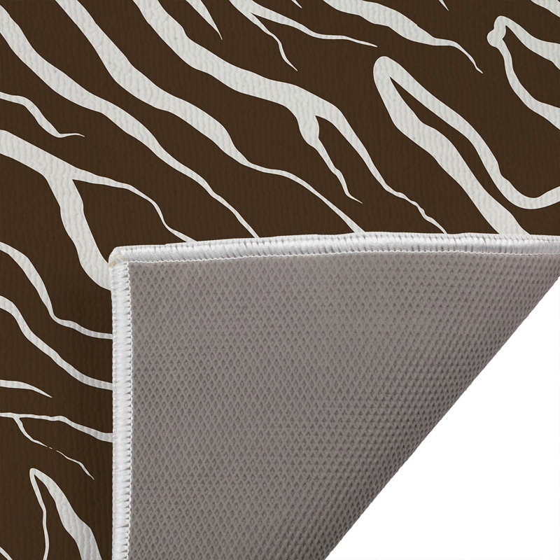 Tapis de toilette rectangulaire absorbant et antidérapant Lush Cracks