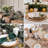 Round Woven Placemats Set Of 10 - Boho Farmhouse Rattan Wicker Table Mats, Natural Jute Braided Chargers For Dining Table Decor, Rustic Place Mats For Dinner Plates