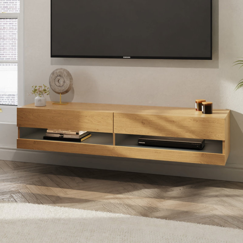 Chioke TV Stand, Oak, 150