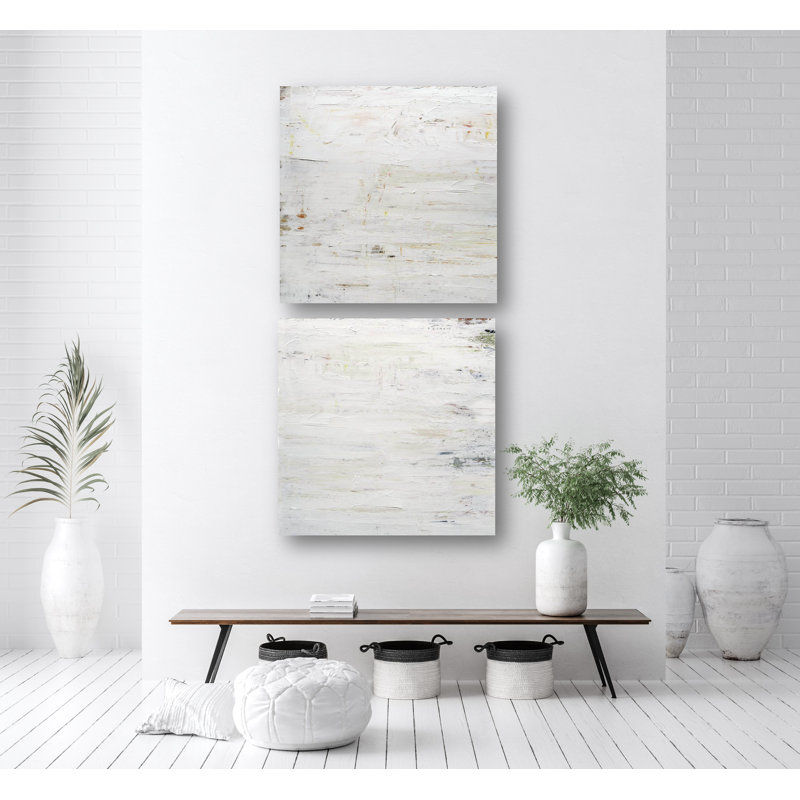 Whipped Cream Set by John Beard - Artist Enhanced Canvas Print, Unframed, 48" H x 96" W x 1.5" D