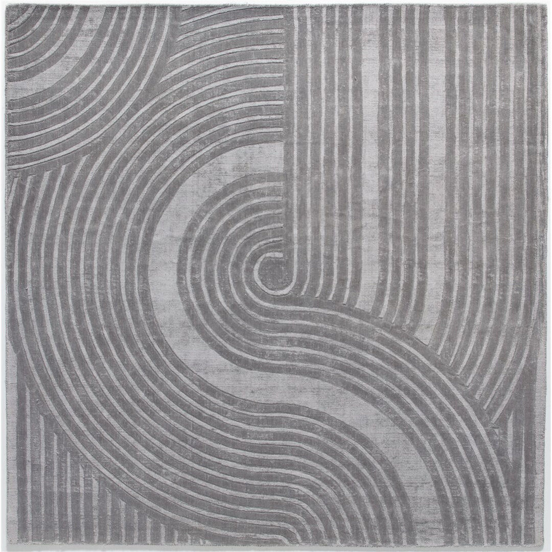 Hand Woven Grey Indoor Rug