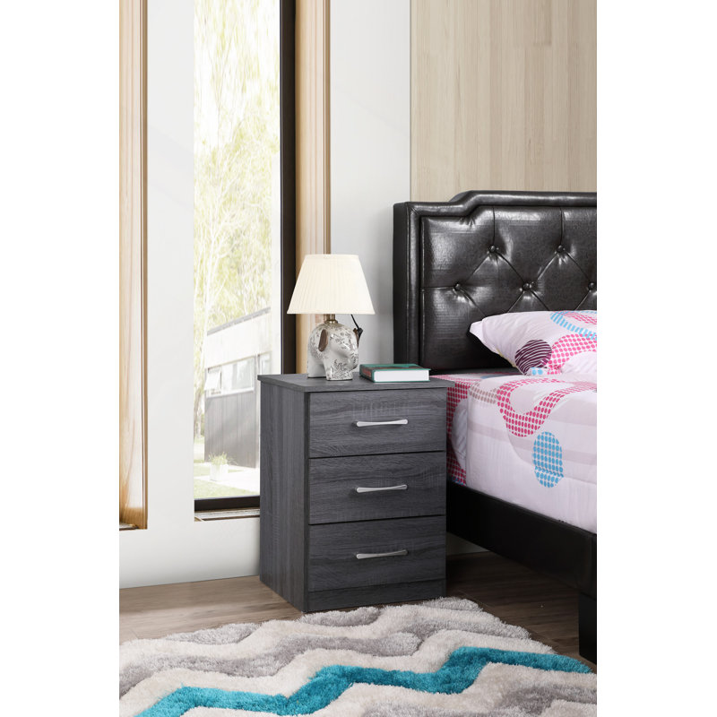 Table de chevet chic, Gris