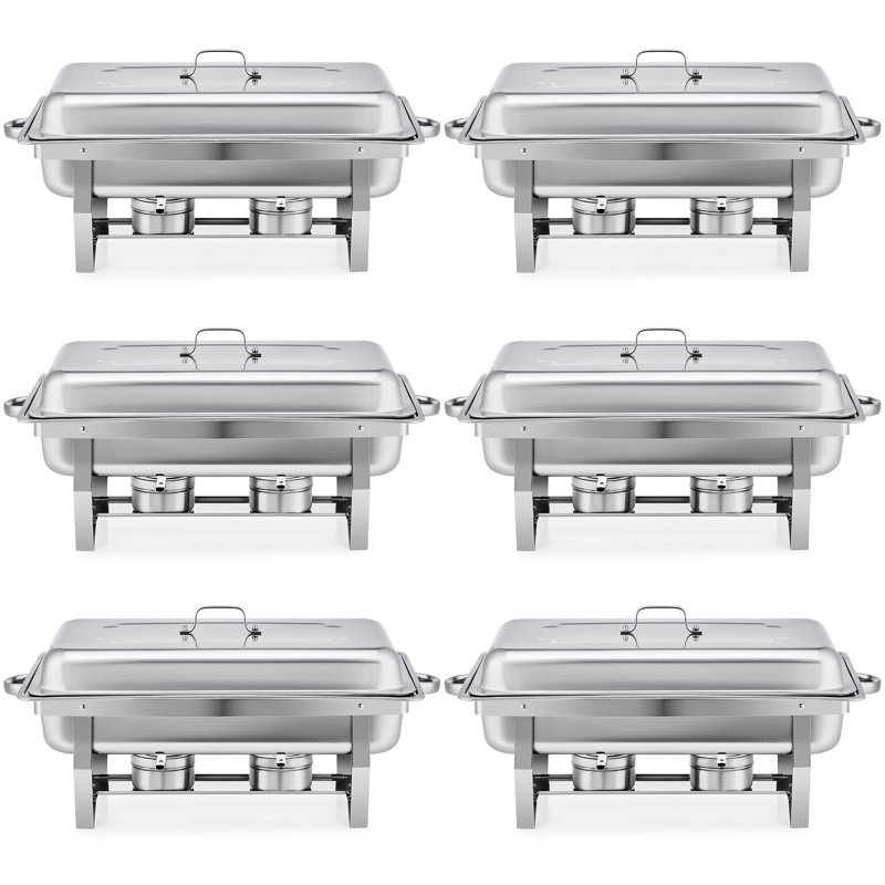 2-Pan Stainless Steel Rectangle Chafing Dish