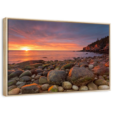 Lever de soleil au parc national d'Acadia