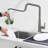 Modern Faucet Stylish Turin One-Handle Pull Down Kitchen Faucet-54374789