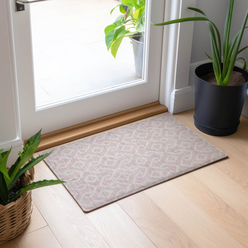Mukul Geometric Indoor / Outdoor Rug, Rectangle 1'8" x 2'6"
