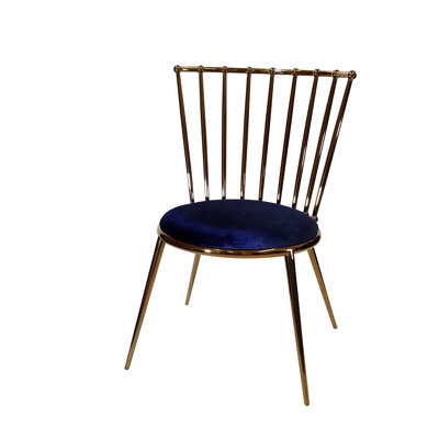 Chaise d'appoint en velours Royal