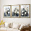 FLORAL Series DCLxxxi - Impression encadrée sur mesure de qualité supérieure - 3 pièces-1126403216-1126403217