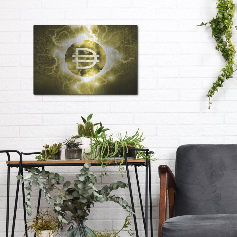 «Crypto Eclipse Dai» par Luxe Portfo «Crypto Eclipse Dai» par Valentyn Artemenko, H 12 po x l 16 po