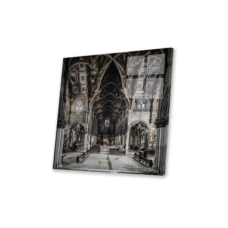 Église gothique - peinture sans cadre