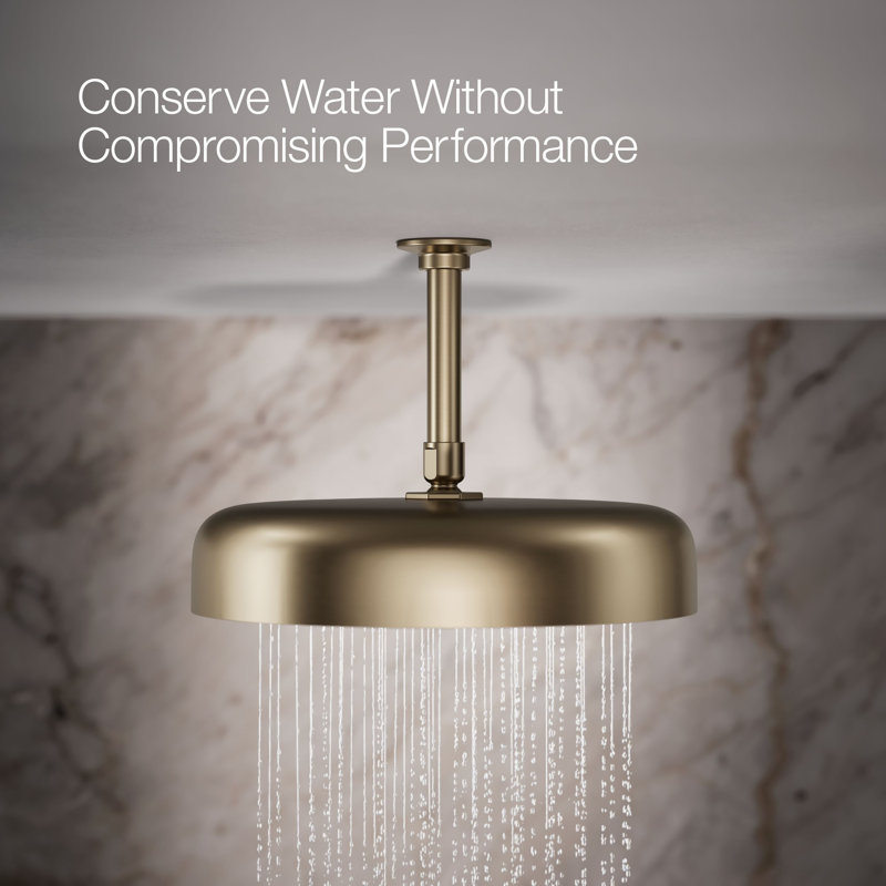 Statement™ 2.5 GPM Round 12 in. Rainhead with Katalyst Air-Induction Technology, Vibrant Brushed Bronze