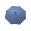 Parasol de marché solaire 9 'à DEL-985043366