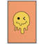 Lumineux animaux BCBG fondant des années 1990 Smiley Face Emoji Kids Pop culture moderne Pop Art, décoration de chambre à coucher-100707840-100707841