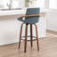 Swivel Upholstered Counter Stool-524958413-524958410
