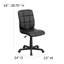 Mid-Back Quilted Vinyl Swivel Task Office Chair-777223923-777223913