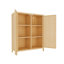 Armoire multi-scène de 42 pouces pour la chambre à coucher, le rangement pratique pour la cuisine avec portes et tablettes ouvertes.