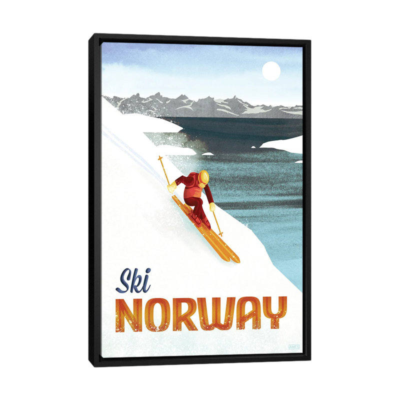 Norway-Skiing by Missy Ames - Print on Canvas