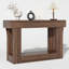 Table d'entrée moderne en bois avec console étroite de 47 po