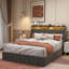 Base de lit avec rangement DEL-841001139-841001136