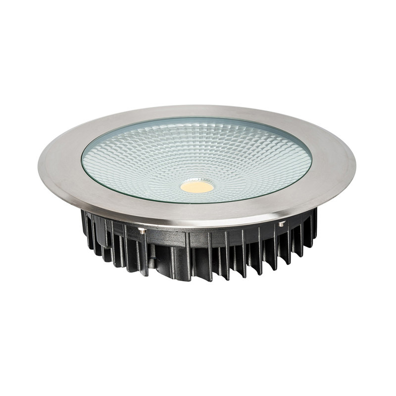 Jazelle Black/Silver Low Voltage Integrated LED Metal Deck Light