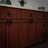 Black Wrought Iron Ring Cabinet Pulls Flower Style Drawer Pulls Rust Resistant