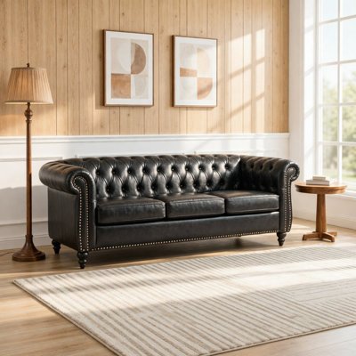 Canapé Chesterfield 84,65 po.