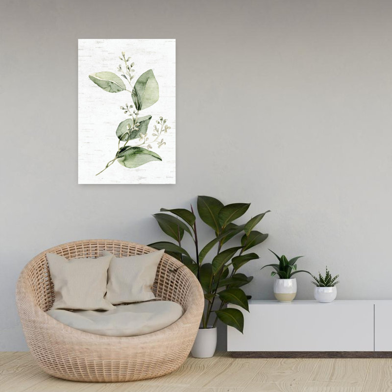 Leafy Retreat 6, art naturel contemporain, H 24 po x l 16 po