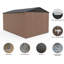 8x12 Ft Brown Galvanized Steel Waterproof Outdoor Metal Garden Shed With Lockable Doors For Bike And Tool Temporary Storage