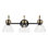 26" 3-Light Vanity Light with Clear Glass